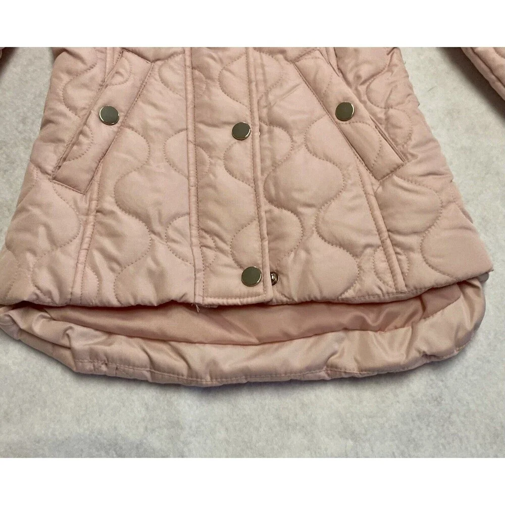 Nw SO Brand Barn Jacket/Coat Size Girls 4/5 Color Lt Pink Quilted lightweight